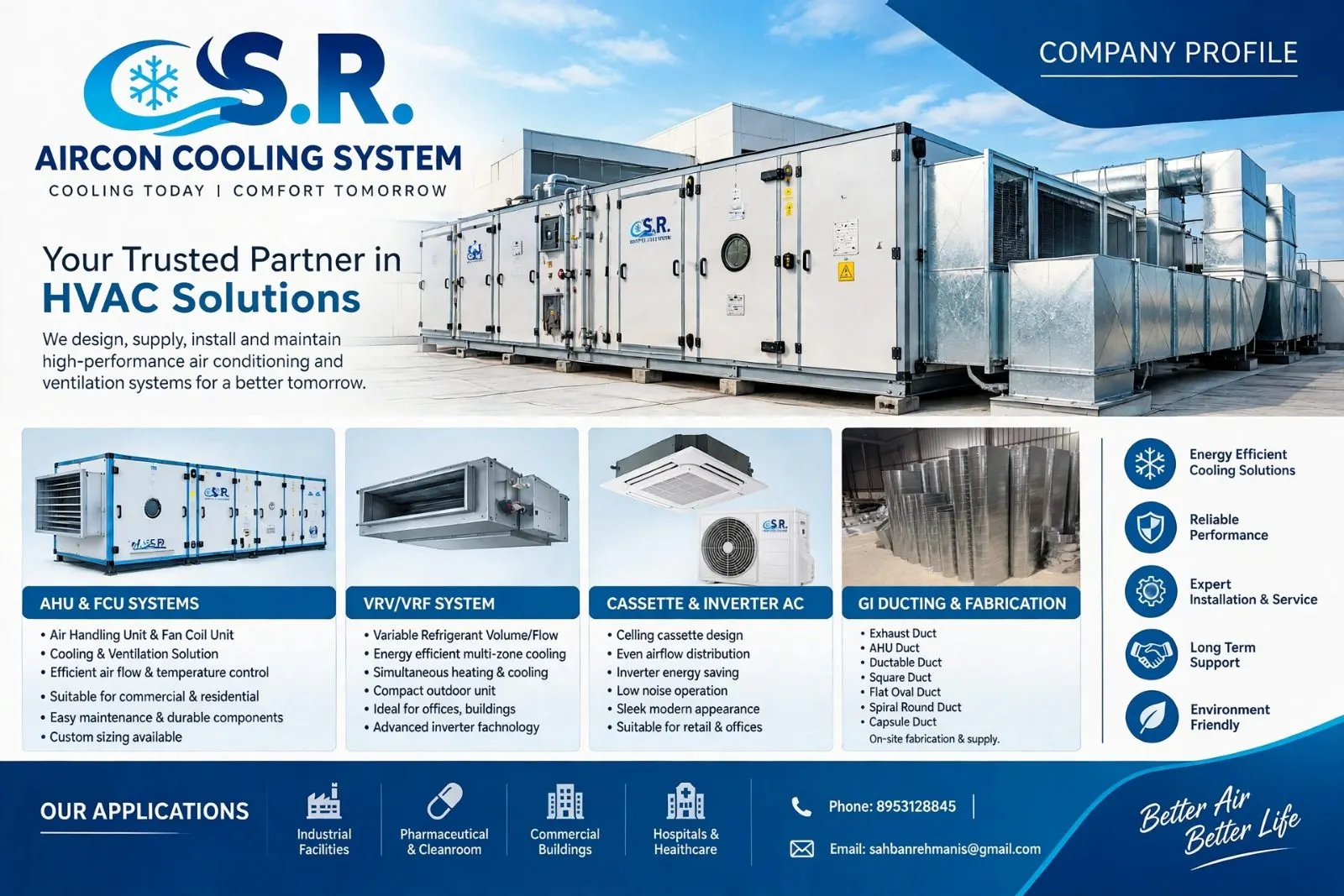 S.r Aircon Cooling System